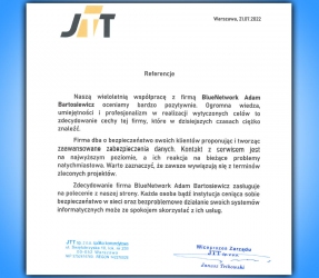Referencja klienta: JTT