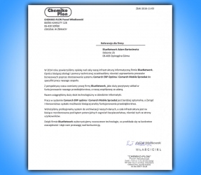 Referencja klienta: CHEMIKO-PLON